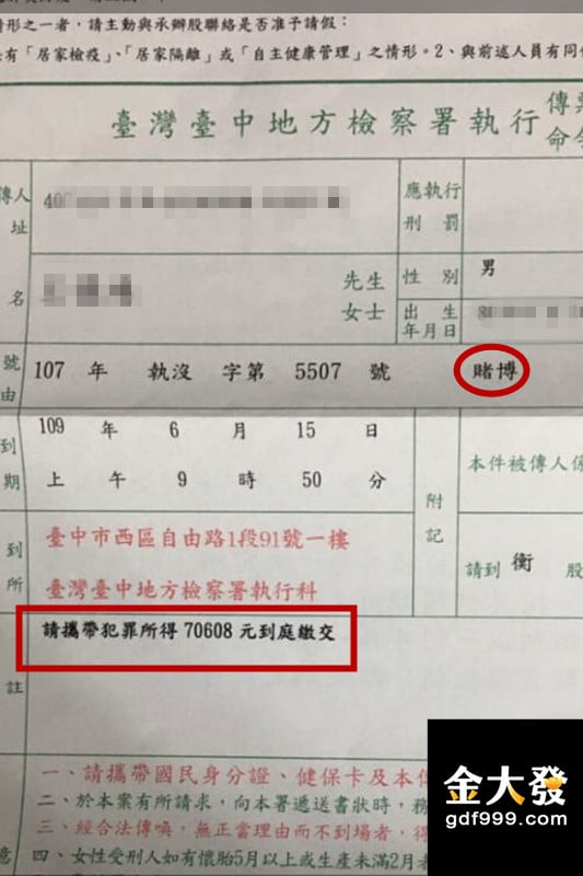 玩九州叛賭博罪獲利還會被充公