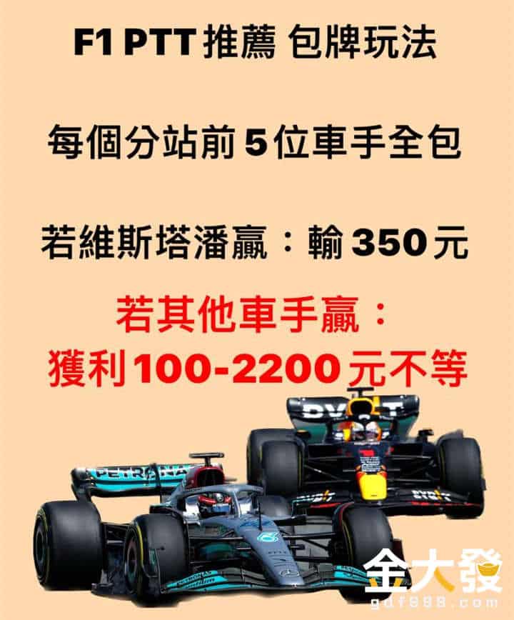 F1 ptt推薦F1運彩玩法